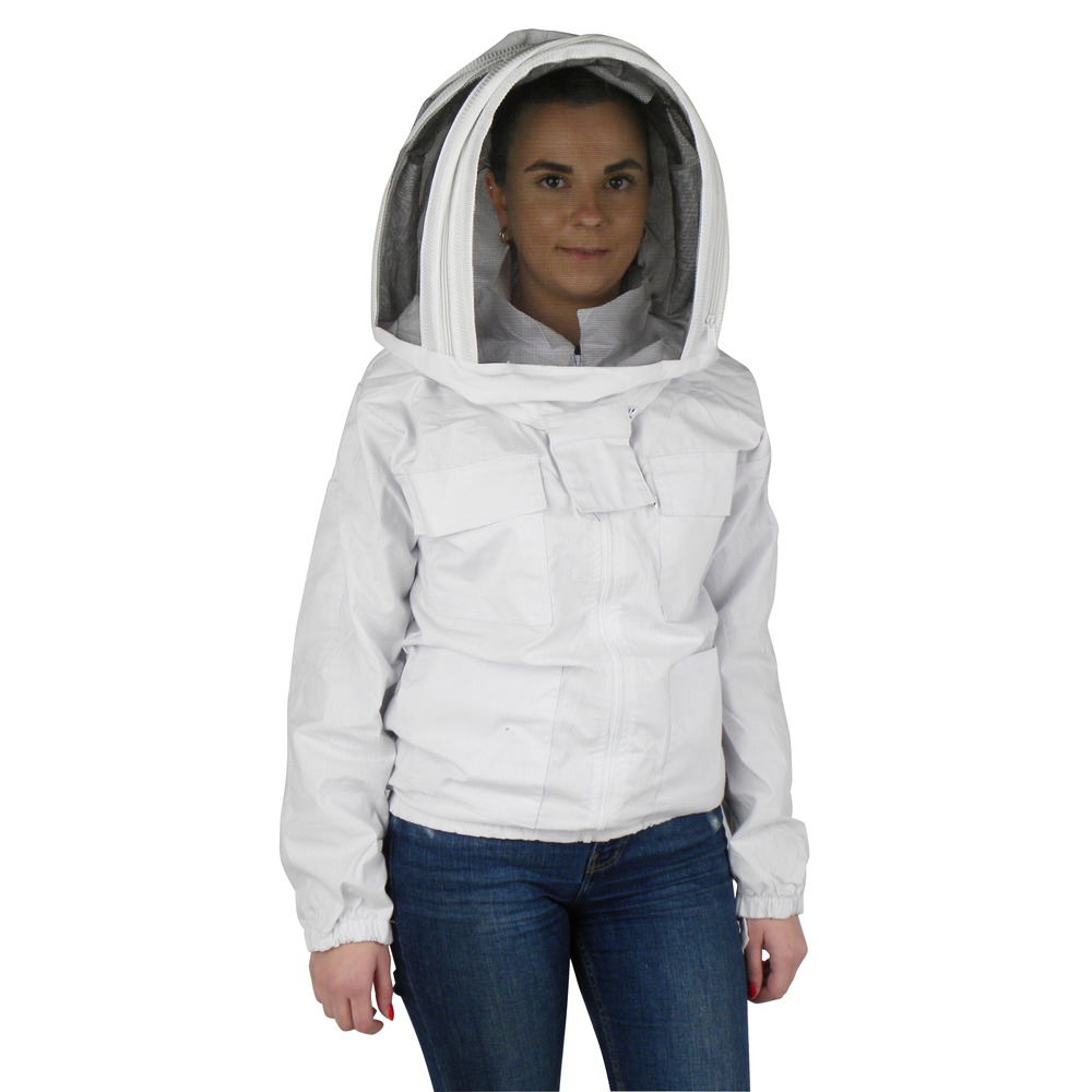 Imkerjacke Baumwolle mit Haube Gr. L