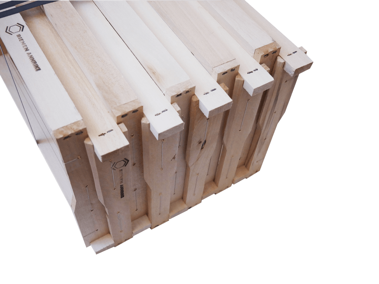 40 Rähmchen - DNM Vollzarge, Hoffmann-Seiten. 394x370x223mm. Preis: 1,29,-€/Stk