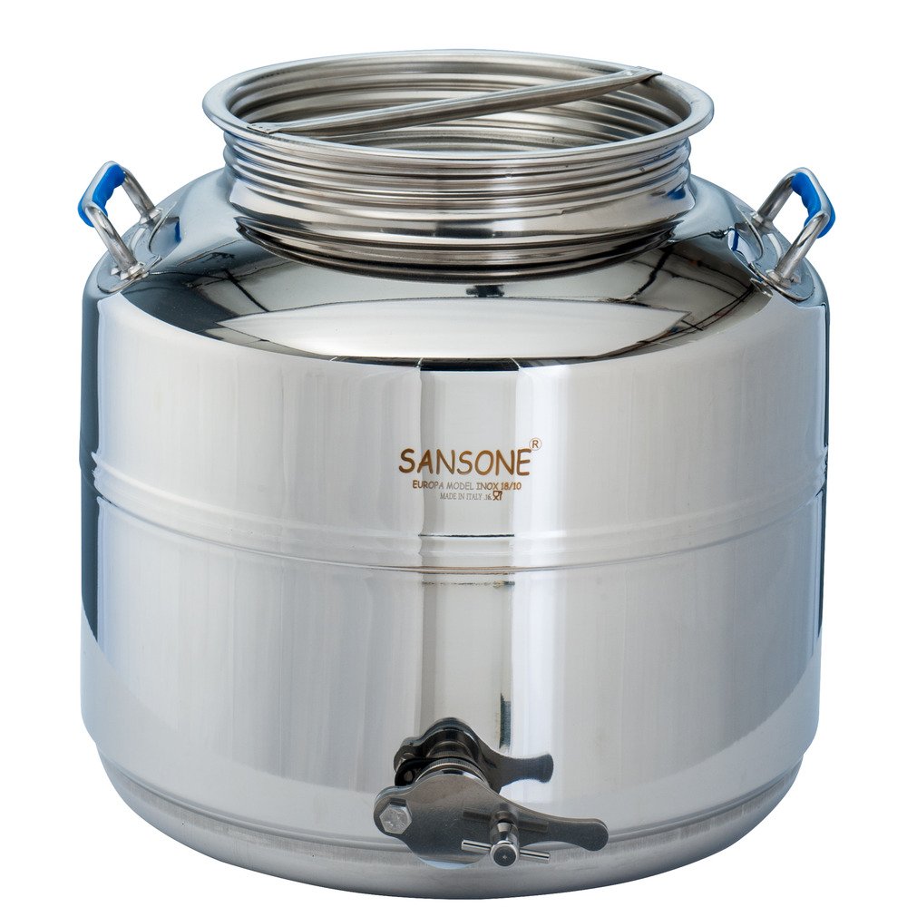 Kanne Edelstahl für Honig 10L