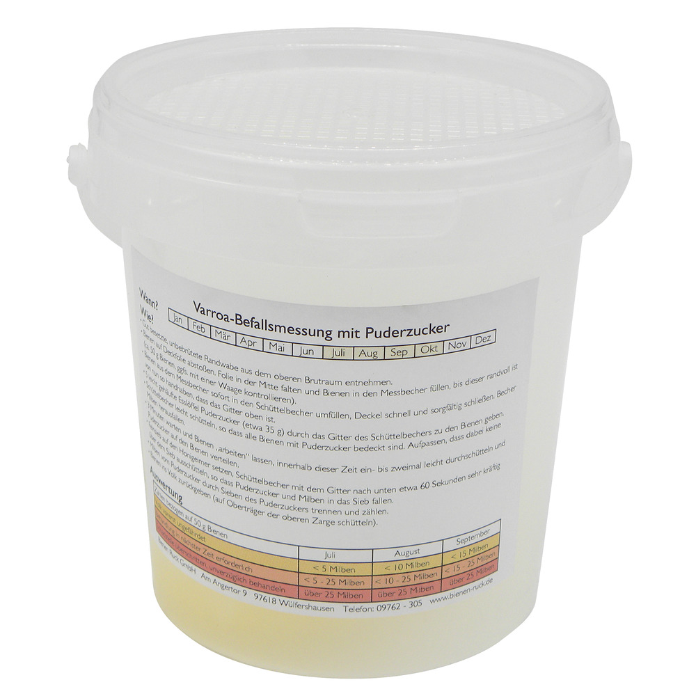 Varroa Schüttelbecher