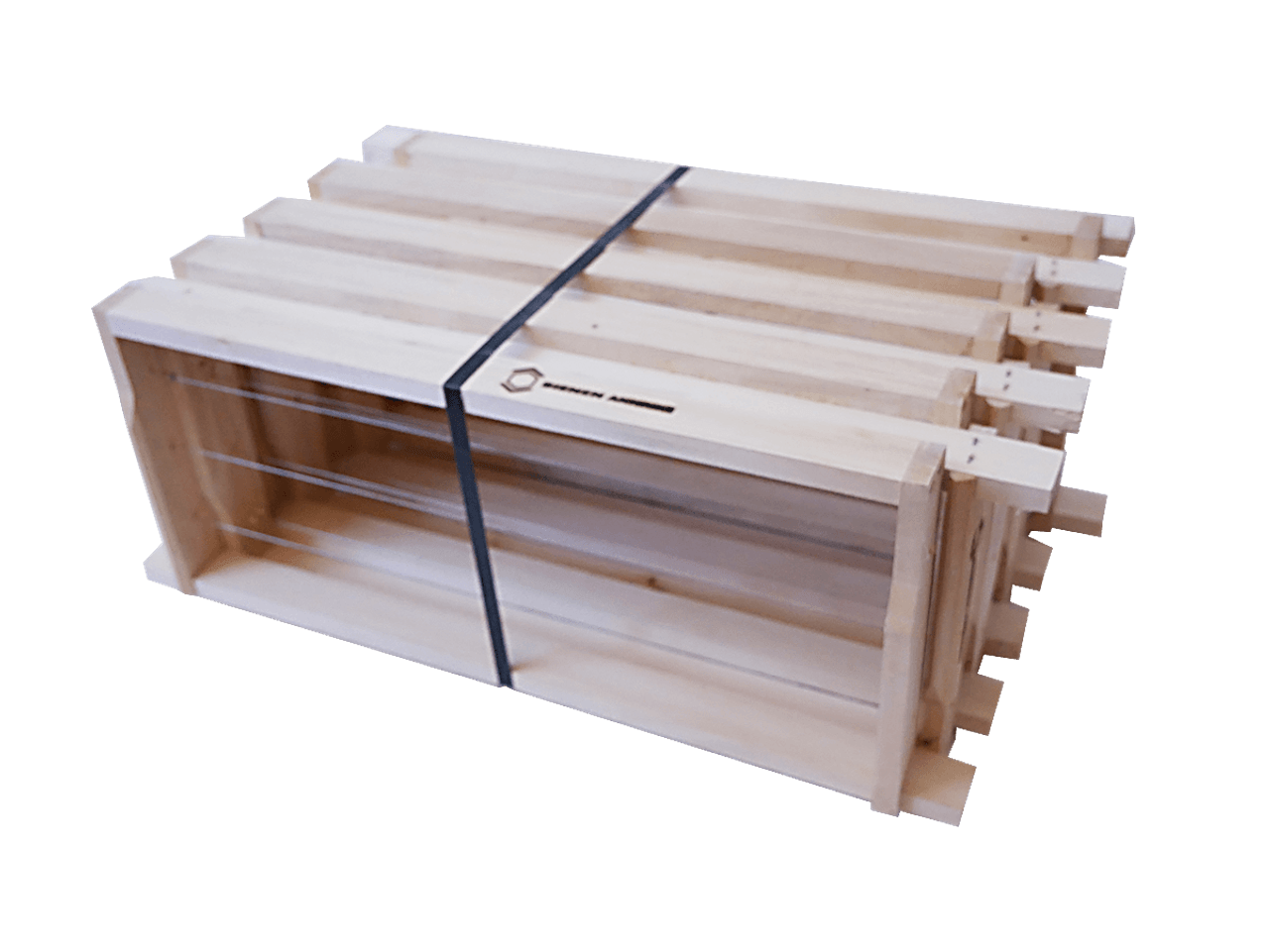 40 Rähmchen - Einheitsmaß Flachzarge, Hoffmann-Seiten. 400x370x159mm.  Preis: 1,25,-€/Stk