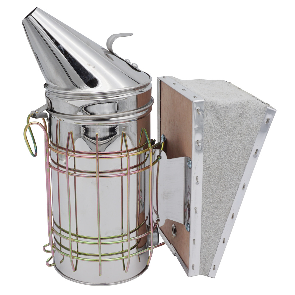 Smoker mit Leder Balg  10cm