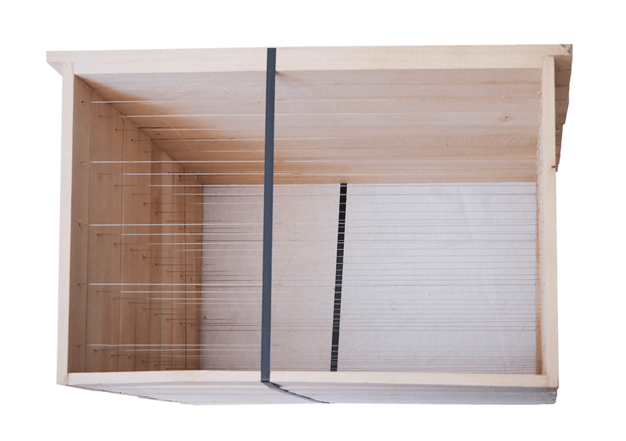 40 Rähmchen - Einheitsmaß Jumbo, gerade Seiten. 420x370x326mm.  Preis: 1,29,-€/Stk