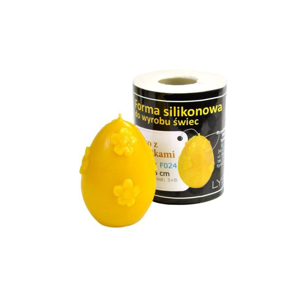 Gießform "Osterei mit Blumenschmuck"