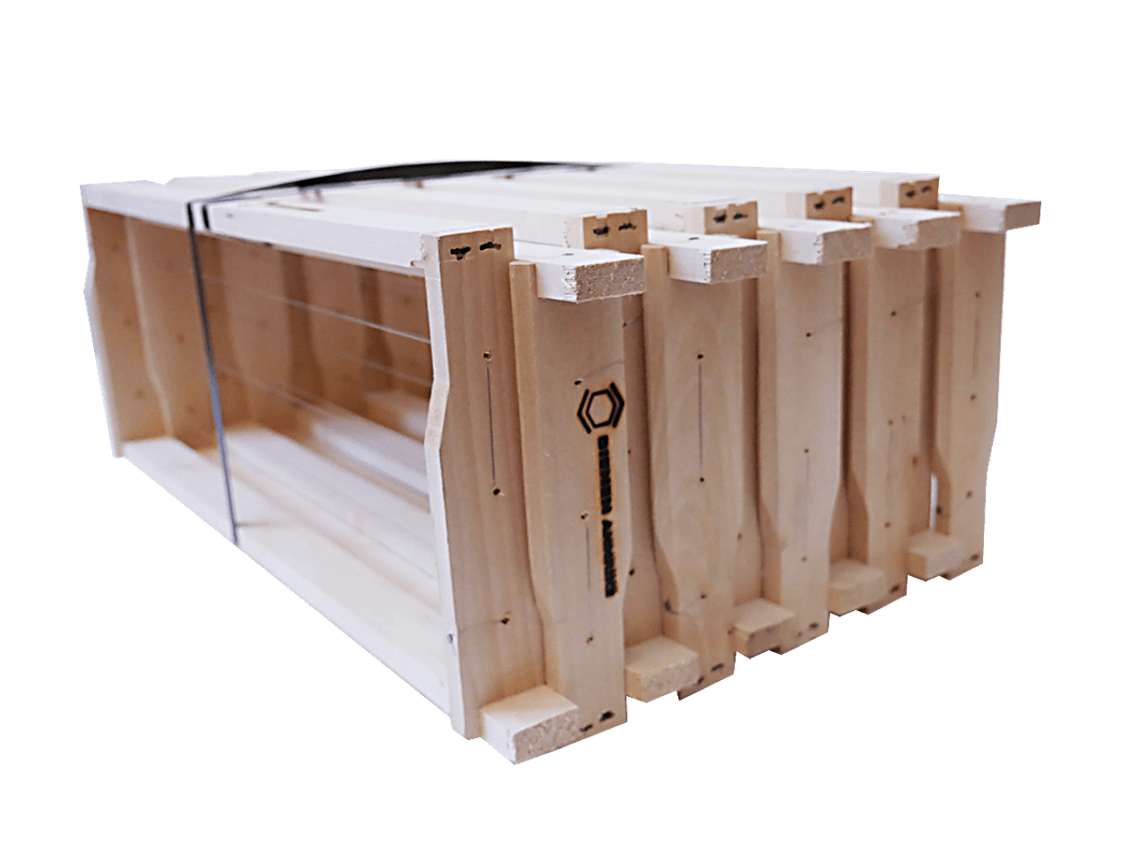 40 Rähmchen - Zander Flachzarge, Hoffmann-Seiten. 477x420x159mm.  Preis: 1,25,-€/Stk