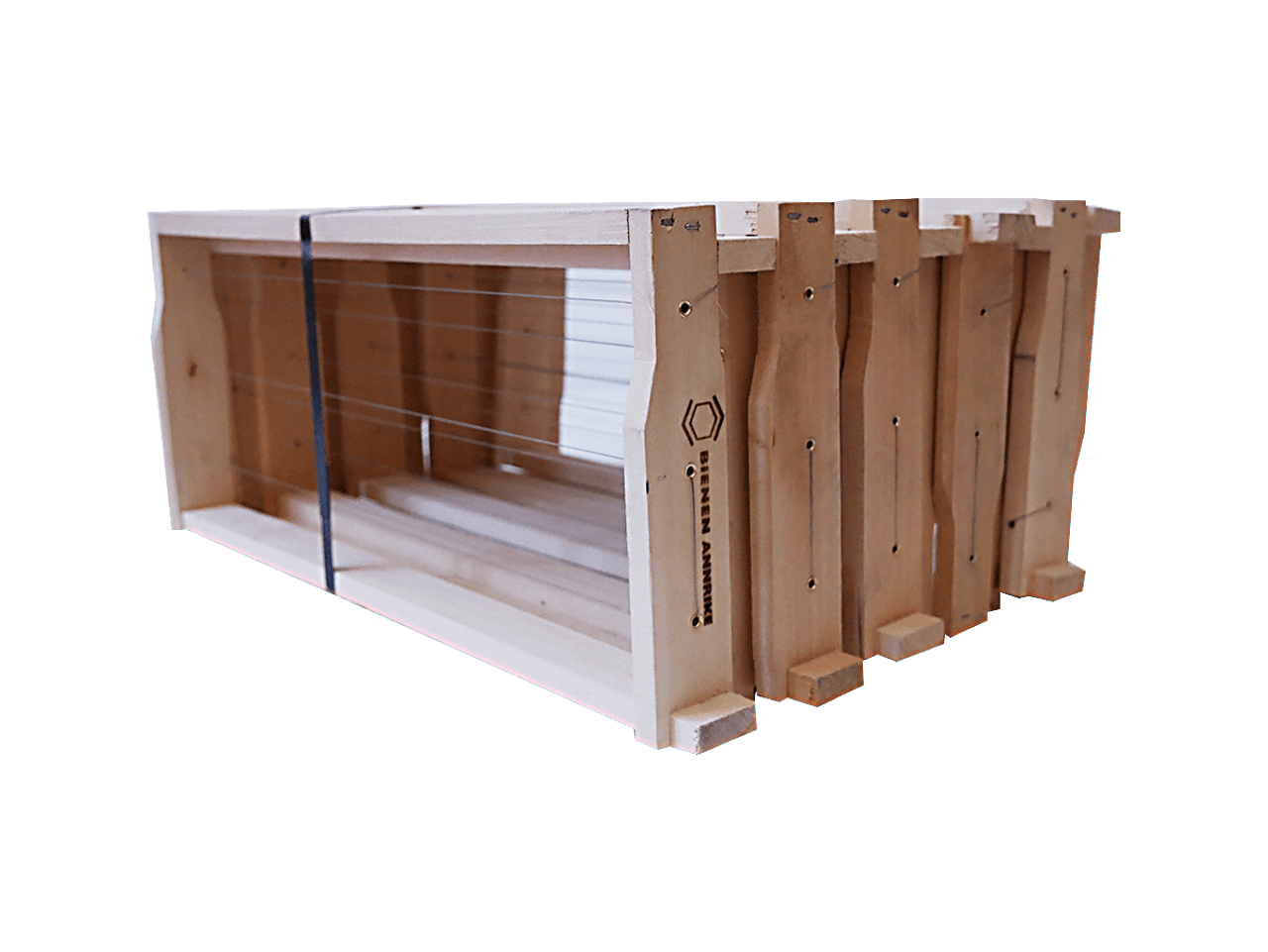 40 Rähmchen - Zander Flachzarge, Hoffmann-Seiten. 457x420x159mm.  Preis: 1,25,-€/Stk