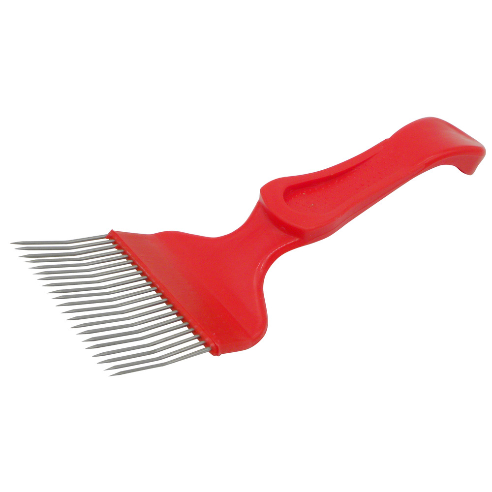 Entdeckelungsgabel rot gebogen