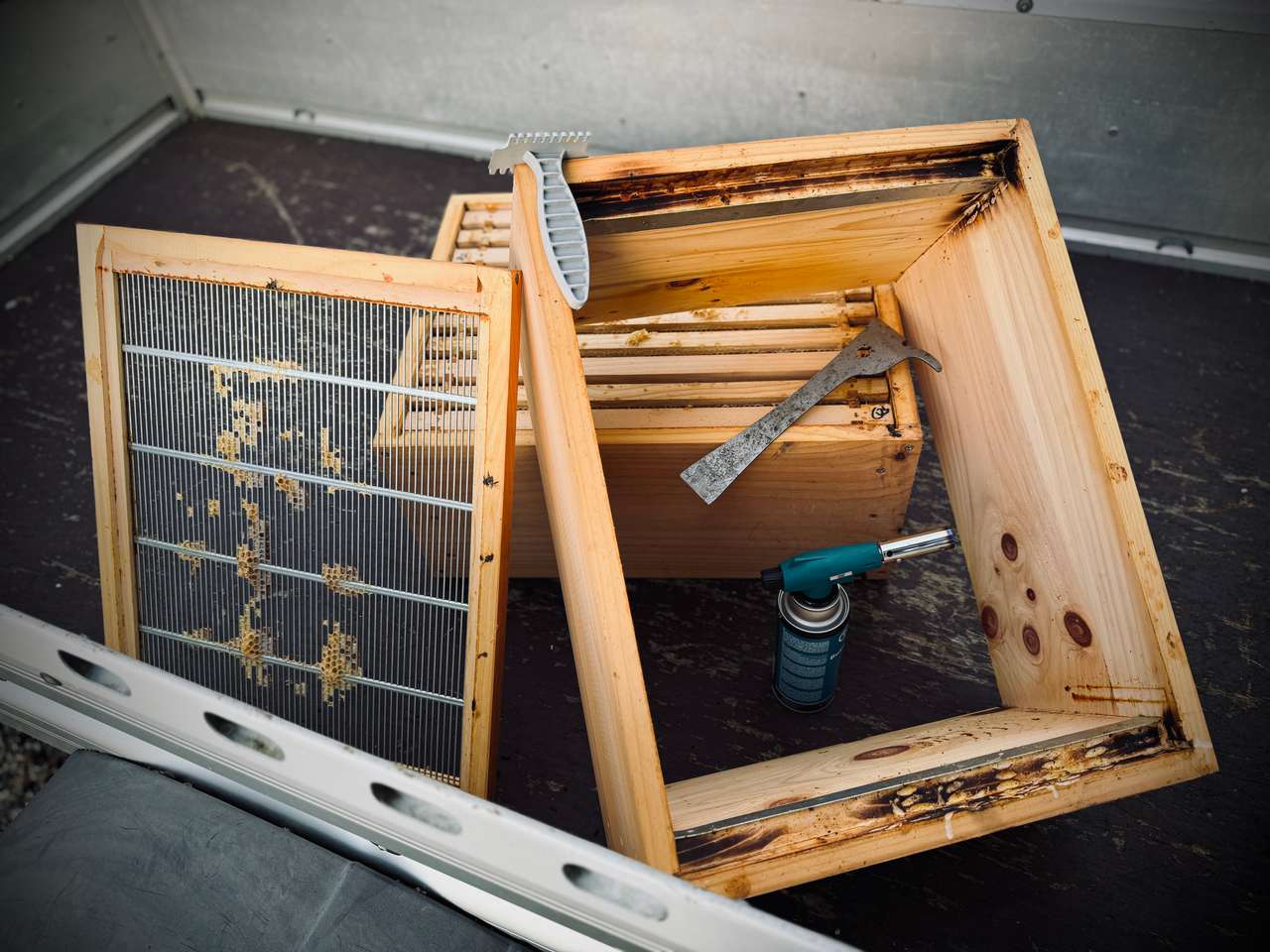 Warten auf das bessere Wetter.. Ich reinige...