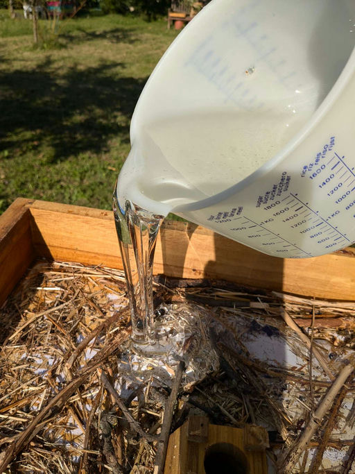 Winterfütterung meiner aktuelle 5 Völker Bild 3