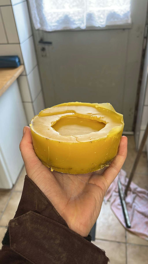 Wachsschmelzen und Wachsplatten herstellen