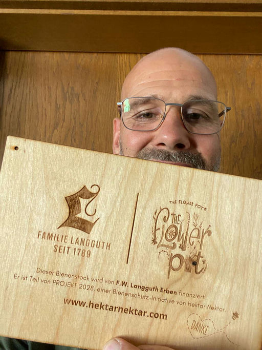 Meine Holztafel ist eingetroffen